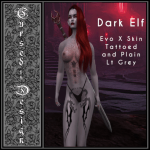 Cursed by Design Dark Elf Set Lt Grey (SB) V25