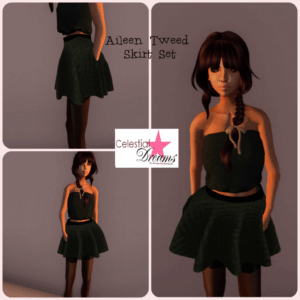 Aileen Tweed Skirt Set