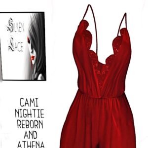 SILKEN LACE: ALISHA CAMI NIGHTIE SB