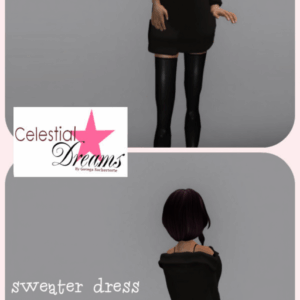 Ansley Sweater Dress and Stockings