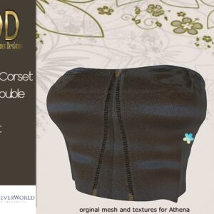 NEVERWORLD CDD - Metal Double Zipper Corset