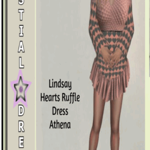 Lindsey heart ruffle dress Athena