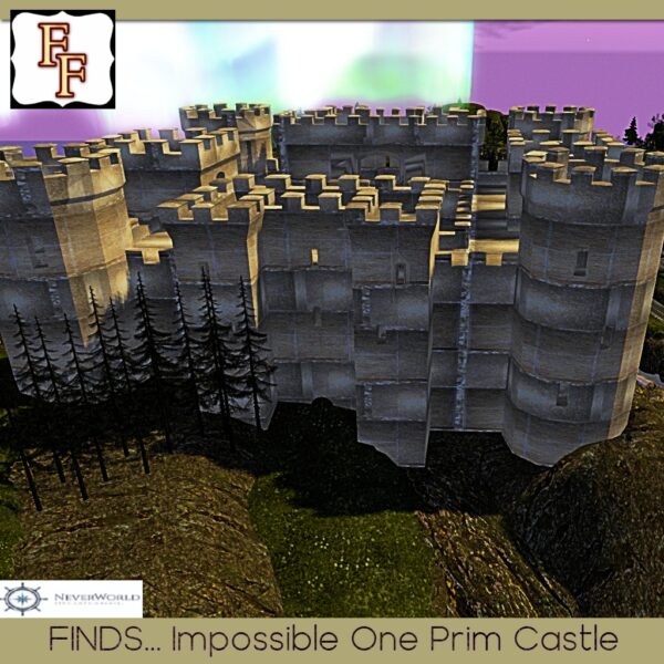 Impossible Mesh 1 Prim Castle` - Image 2