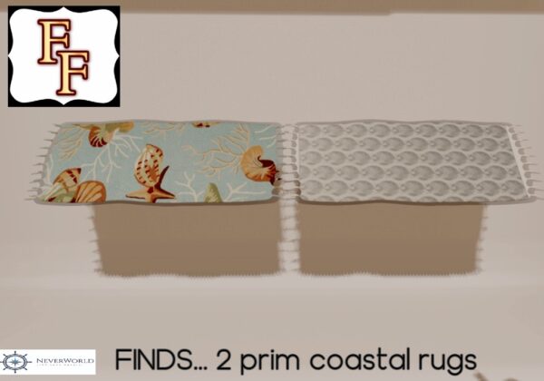 FINDS... 2 COASTAL RUGS