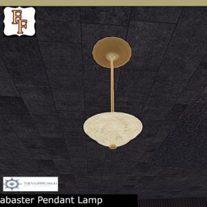 Alabaster Mesh Pendant Lamp