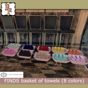 FINDS Towel Trio Basket - Scottish Oatmeal
