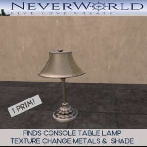 FINDS Console Table Lamp V3