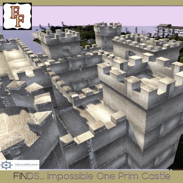 Impossible Mesh 1 Prim Castle`