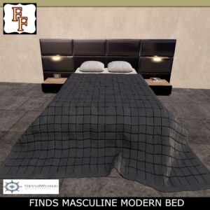 NEVERWORLD MASCULINE MODERN BED