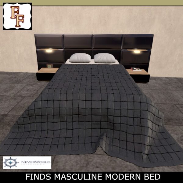 NEVERWORLD MASCULINE MODERN BED