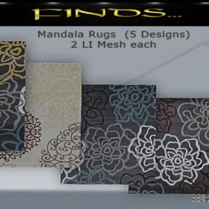 NEVERWORLD FINDS MANDALA RUGS SB