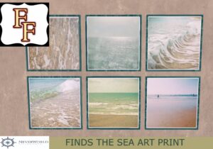 FINDS The Sea Art Print
