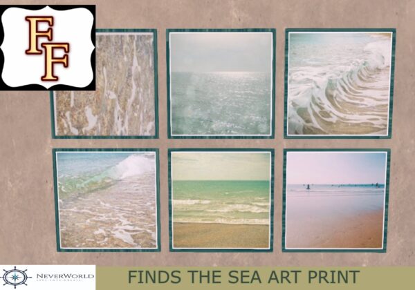 FINDS The Sea Art Print