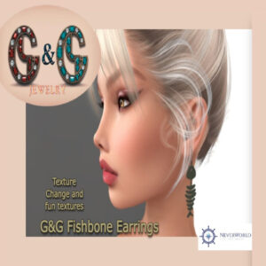 G&G Jewelry -Fishbone Earrings with Tex Change 1