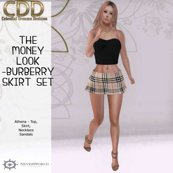 THE MONEY LOOK BURBERRY SKIRT SET SB FOR ATHENA