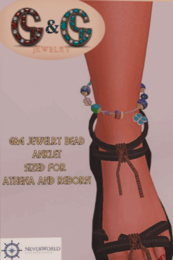 G&G Jewelry - Bead Anklet for Reborn and Athena SB