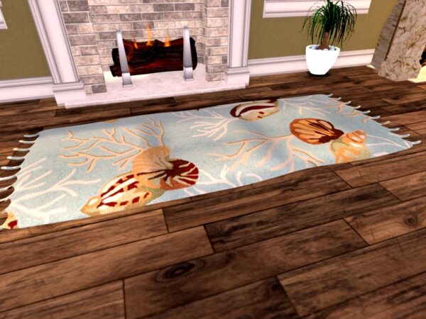 FINDS...2 COASTAL RUGS sb