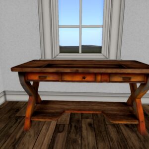 FINDS Colonial Rustic Desk