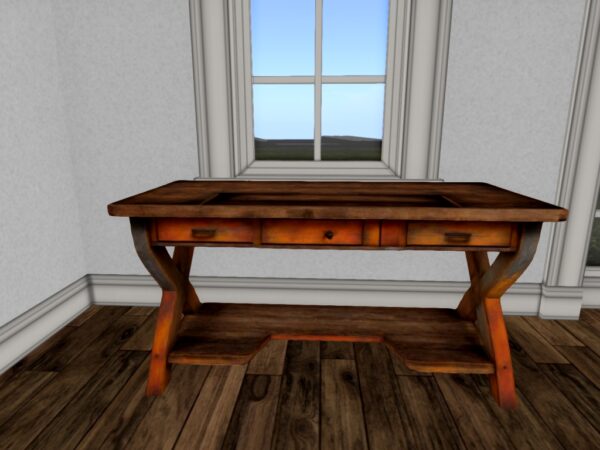 FINDS Colonial Rustic Desk