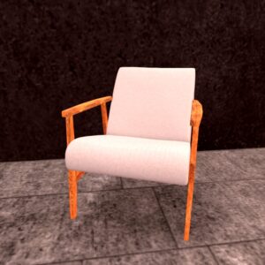 NEVERWORLD Retro Nation Midcentury Modern Oak Armchair