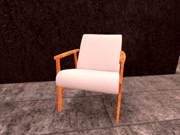 NEVERWORLD Retro Nation Midcentury Modern Oak Armchair