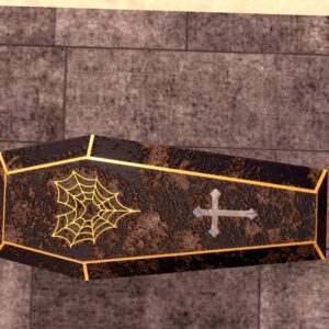 NEVERWORLD Fancy Old Vampire Coffin