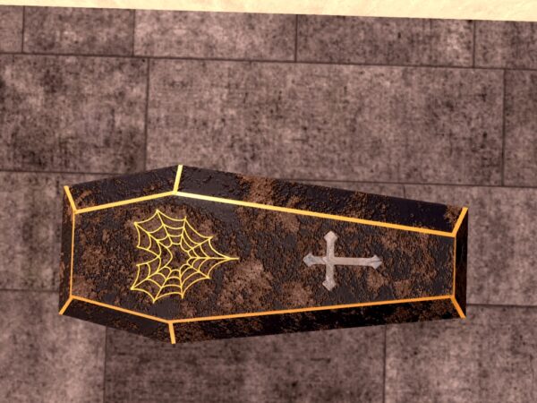 NEVERWORLD Fancy Old Vampire Coffin
