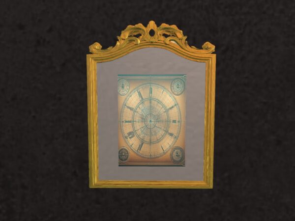 Some Esteamed Compass Map : Framed