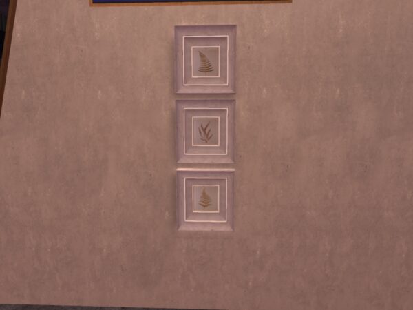 Newport Botanical Fern Shadowboxes Vertical