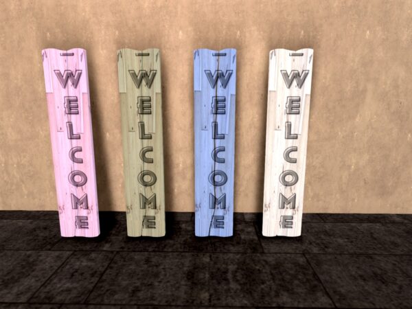 FINDS Welcome Sign 1 prim 4 Seasons!