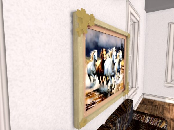 7 HORSES FRAMED - Image 2