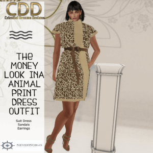 NWG The Money Look Ina Belted Dress
