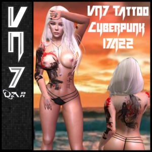 VN7 Tattoo Cyberpunk 17A22