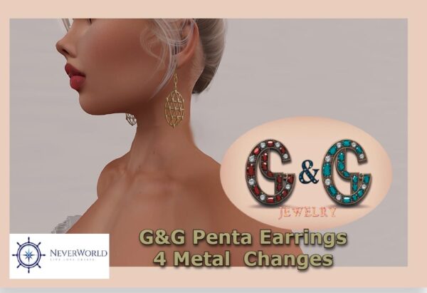 G&G Jewelry - Penta Earrings with Metal Change