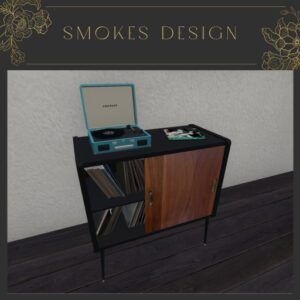 1950`s Record Storage Cabinet & Player