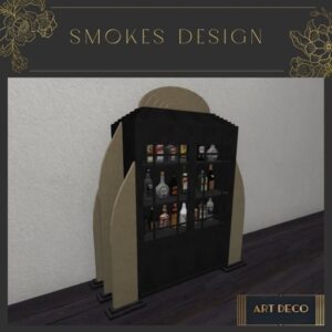Art Deco Bar Display Cabinet