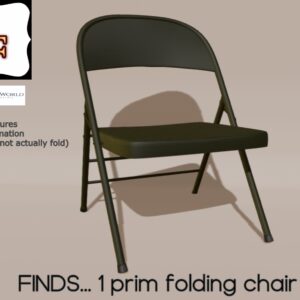 FINDS 1 PRIM FOLDING CHAIR