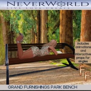 Grand Furnishings Avsitter Singles Park Bench