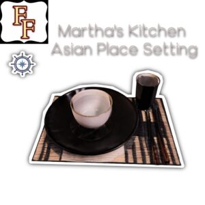Martha's Kitchen Asian Place Setting