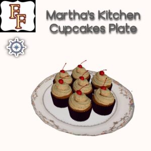 Martha's Kitchen Cupcake Plate