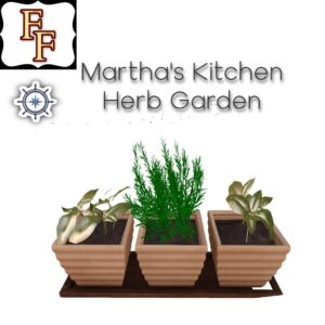 Martha's Kitchen Herb Garden