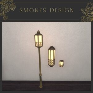 Art Deco Lamp Set (Boxed)