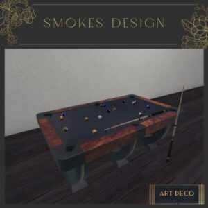 Art Deco Pool Table