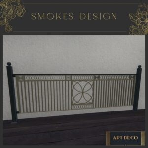 Art Deco Fence Set