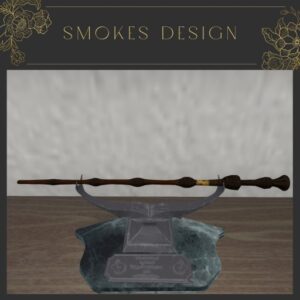 Elder Wand On Stand & Handheld