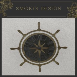 ShipWheel Working Wall Clock