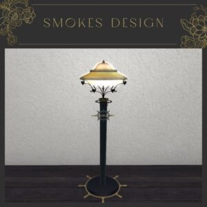 NWG ShipWheel Floor Lamp