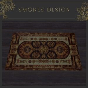 Steampunk Rusty Gear Rug