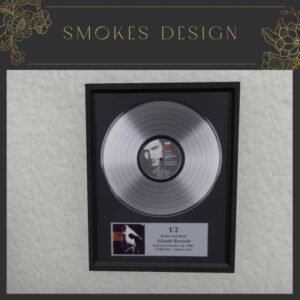 U2 Vinyl Record Frame