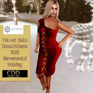 NEVERWORLD HOLIDAY Velvet_Bells_Dress